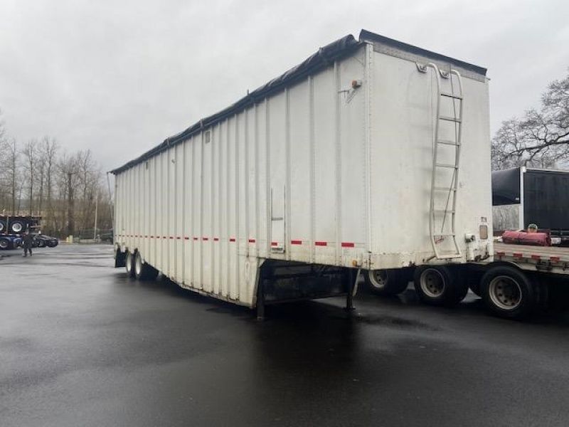 1989 ALLOY 48' OUTSIDE POST POSSUM BELLY CHIP TRAILER 7229598603