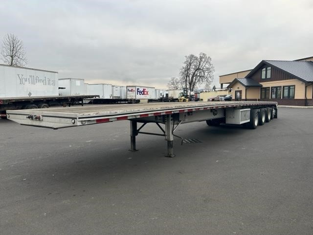 2018 MAC TRAILER MFG 53' ALL ALUMINUM QUAD AXLE FLATBED 8012115133