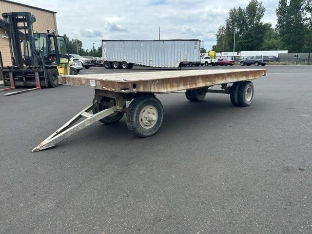 1975 SHOP BUILT 18'9" PULL FLATBED (FARM USE ONLY) 8031105952