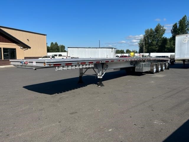 2025 MAC TRAILER MFG 53' ALL ALUMINUM QUAD AXLE FLATBED 8031237592