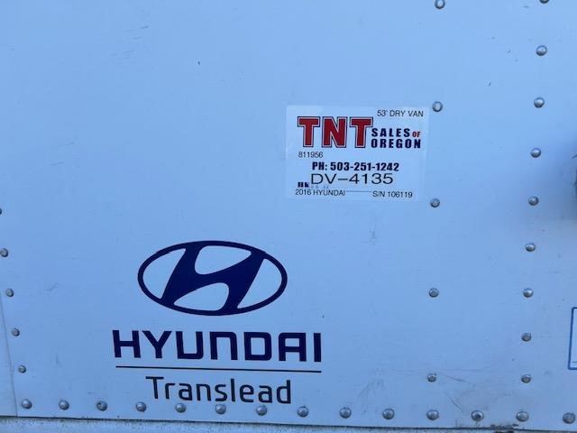 2016 HYUNDAI 53' 2 AXLE AIR RIDE SWING DOOR DRY VAN 9033225621