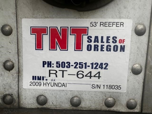 2009 HYUNDAI 2009 HYUNDAI 53' SWING DOOR REEFER 9033492899