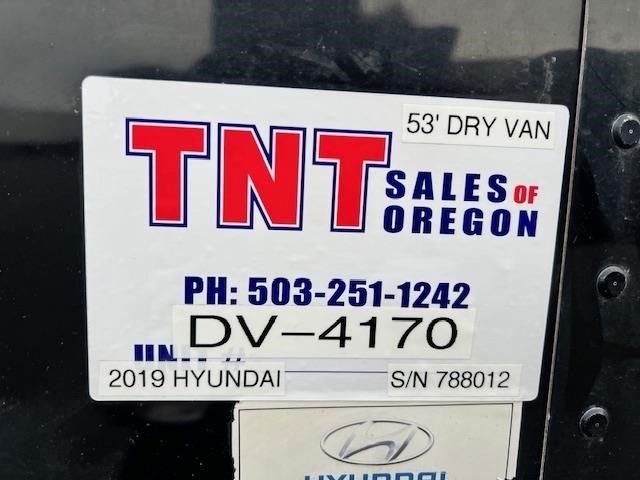 2019 HYUNDAI HYUNDAI 53u2019 QUAD AXLE HIGH CUBE PAPER SPEC DRY VAN 9036095104