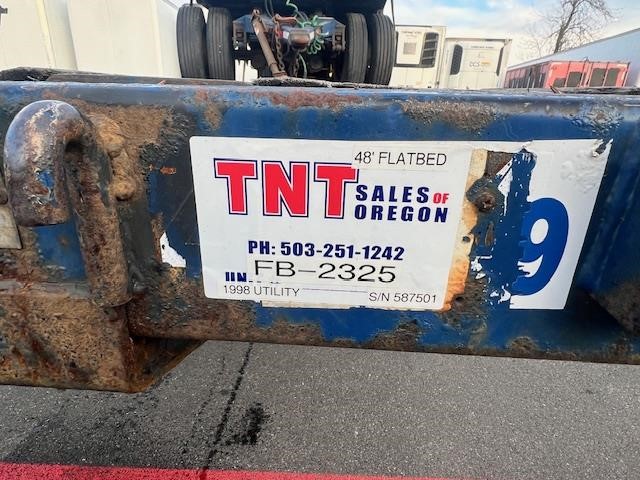 1998 UTILITY 48' TANDEM AXLE A TRAIN FLATBED 9040813685